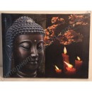 Картина с LED подсветкой: лик Будды